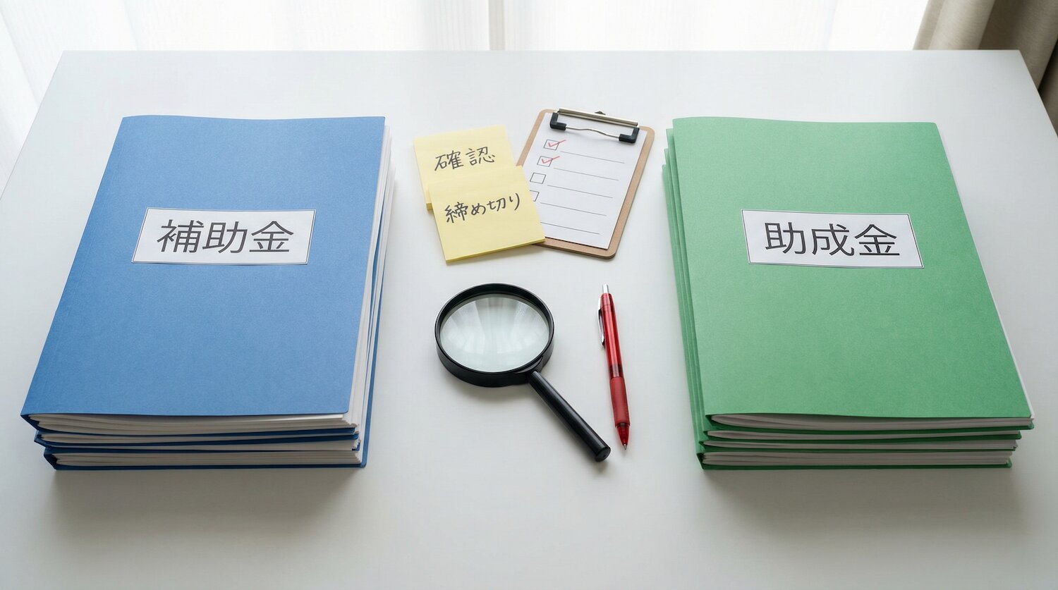 補助金と助成金の違いとは？申請前に知っておきたい基礎知識と注意点